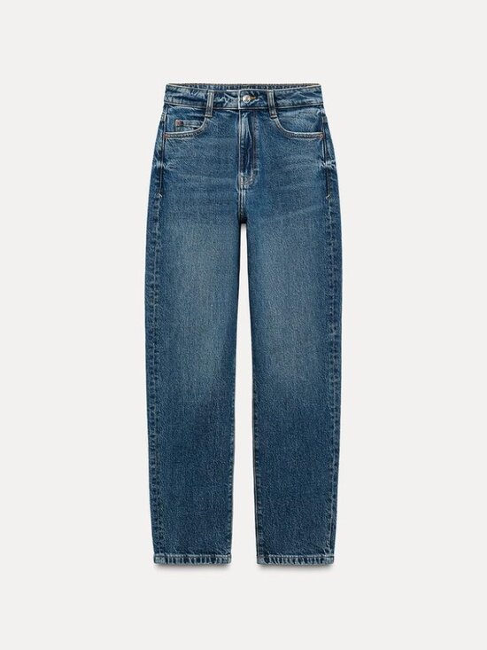 Zara Denim - Zara High Rise Slim Mom Leg Jeans